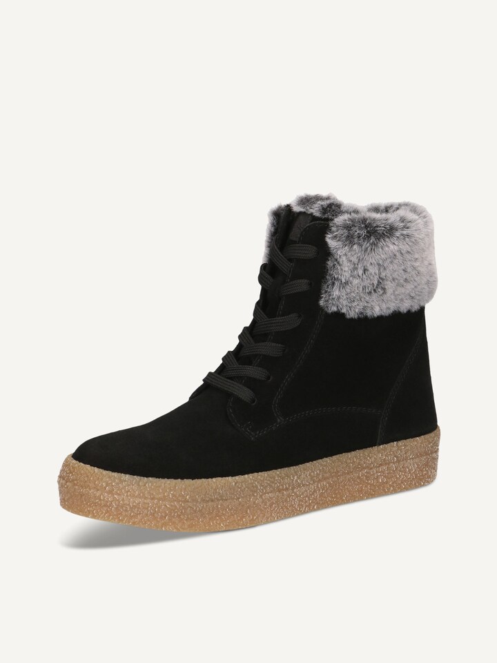 Caprice, Stiefelette - schwarz Warmfutter BLACK SUEDE